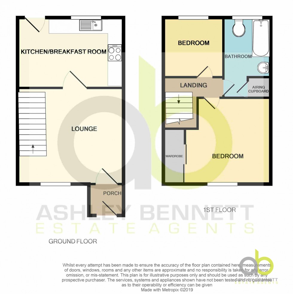 Floorplan for St. Michaels Close, Aveley