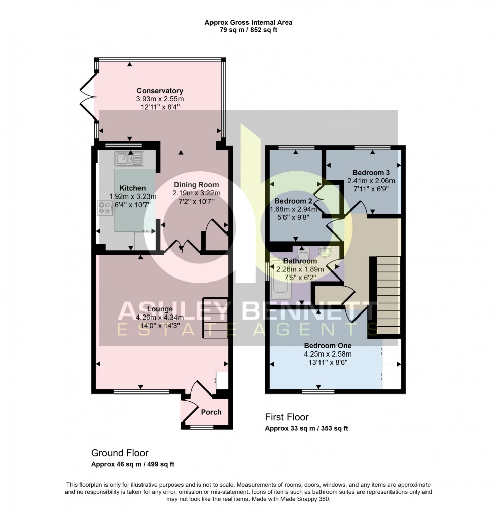 Floorplan for Bankfoot, Badgers Dene, Grays, RM17 5JA