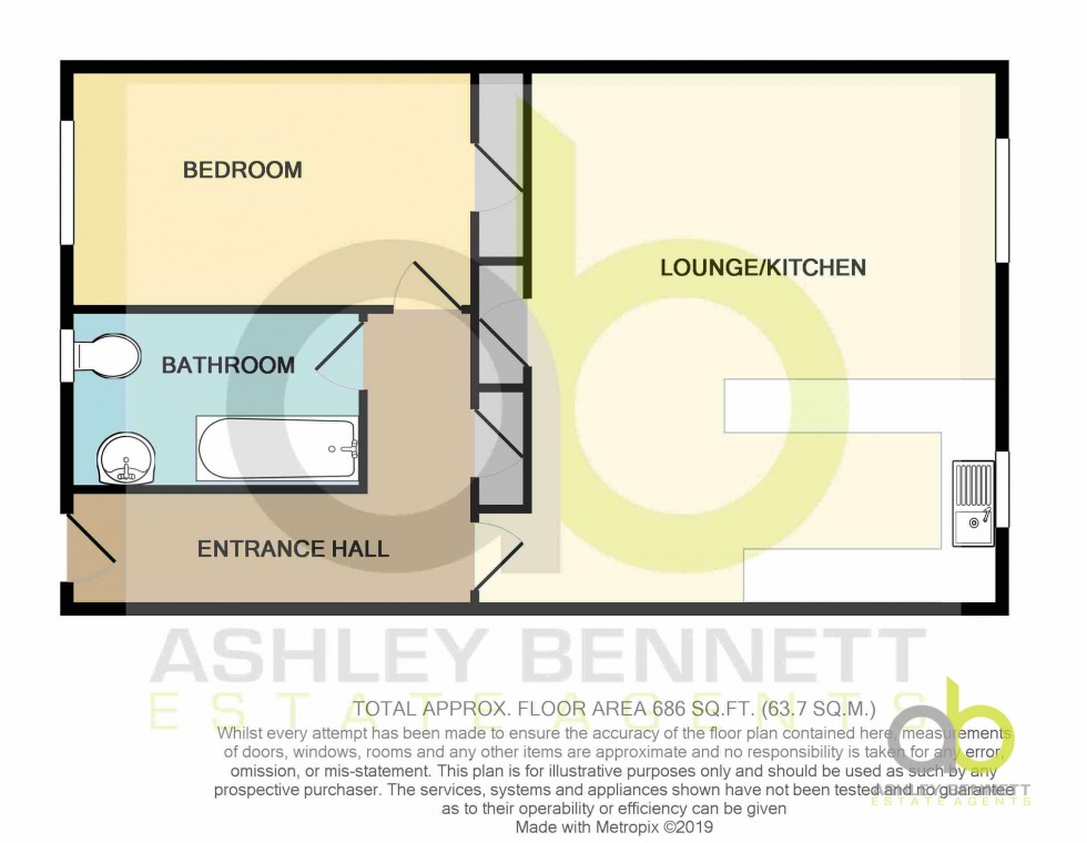 Floorplan for London Road, Grays