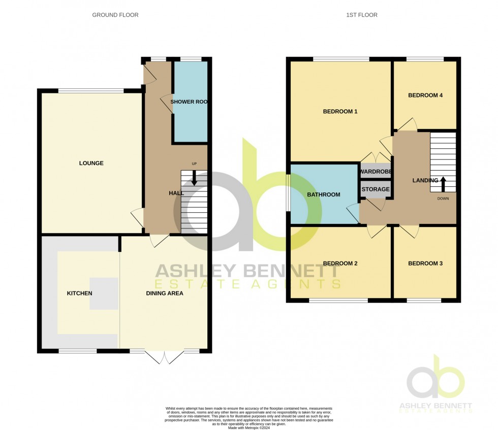 Floorplan for The Willows, Grays
