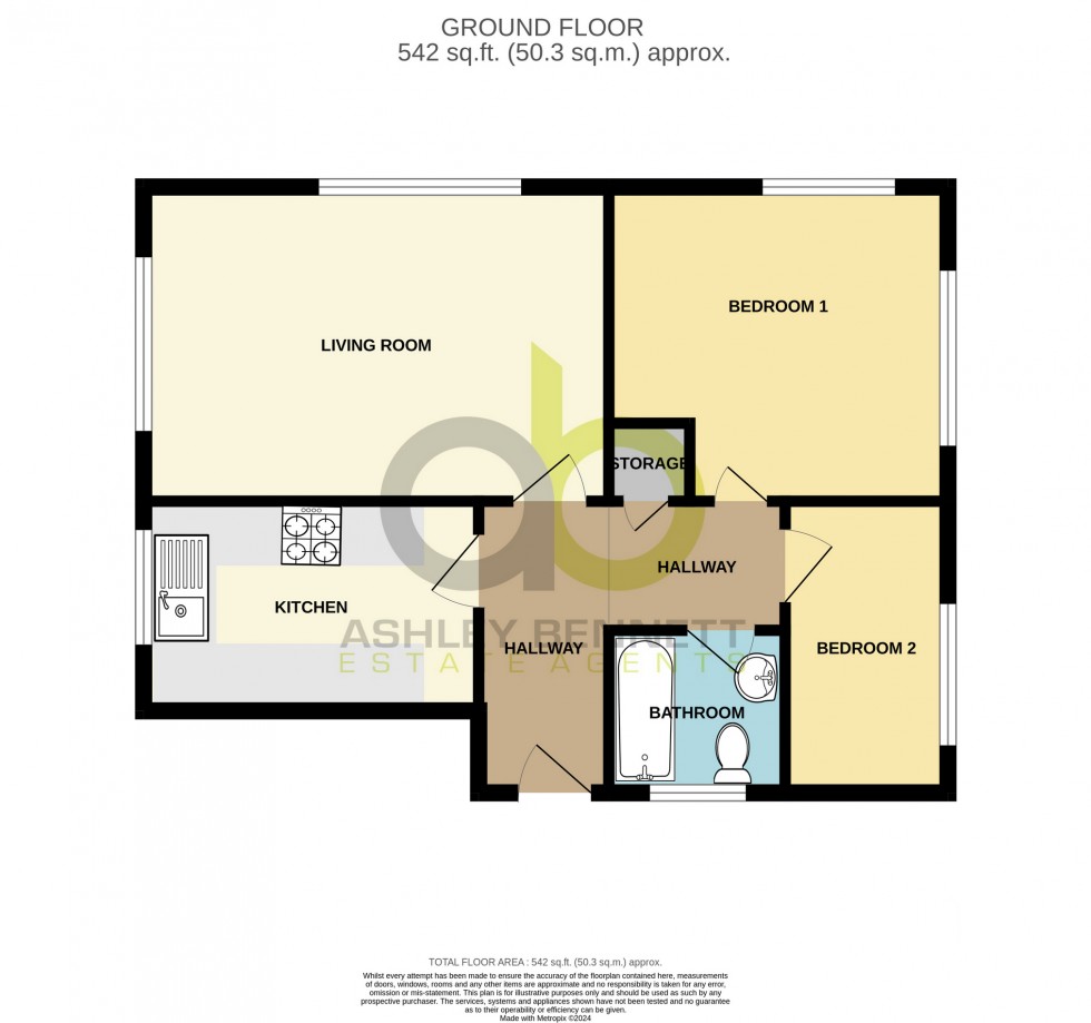 Floorplan for Nelson Road, South Ockendon