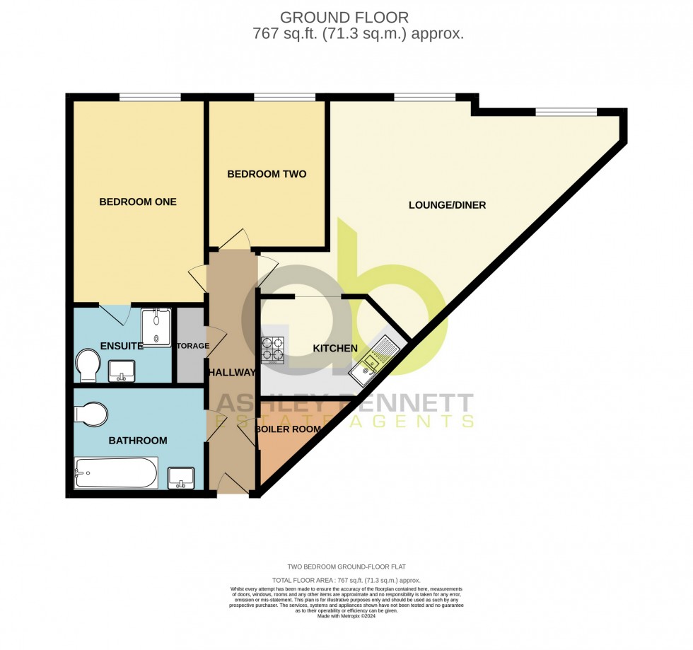 Floorplan for Kingfisher Heights, Hogg Lane, Grays