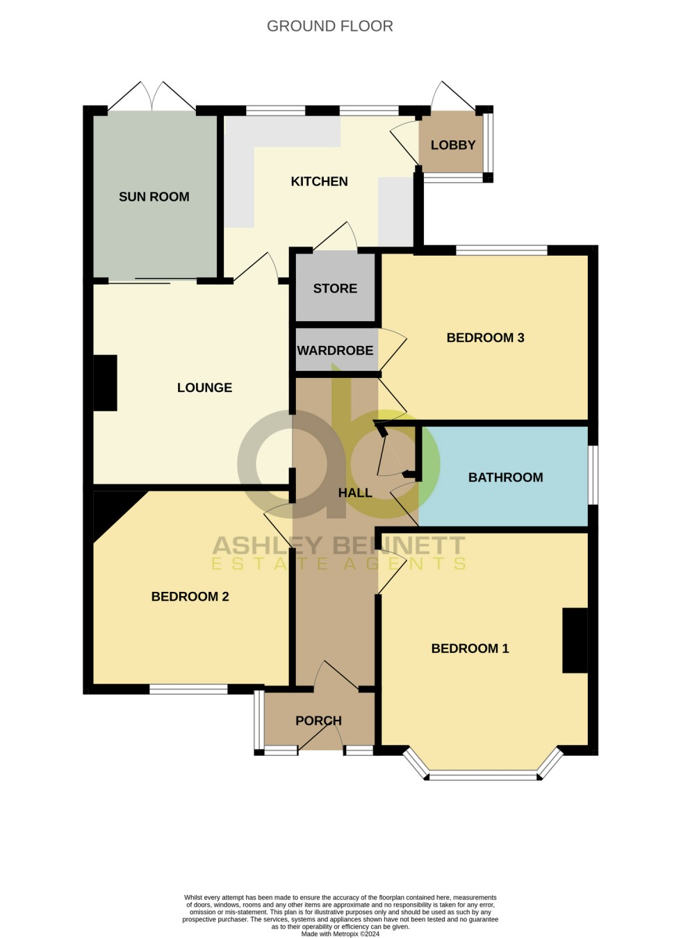 Floorplan for Chestnut Avenue, North Grays