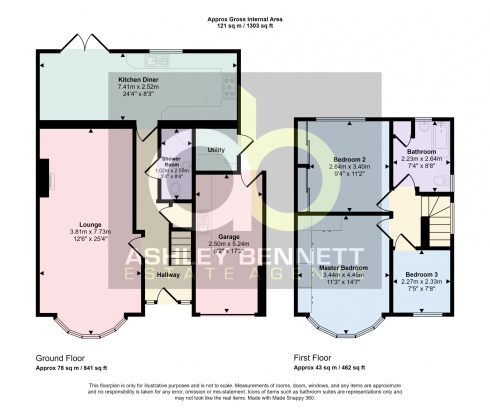 Floorplan for Waverley Gardens, Grays, RM16 2TJ