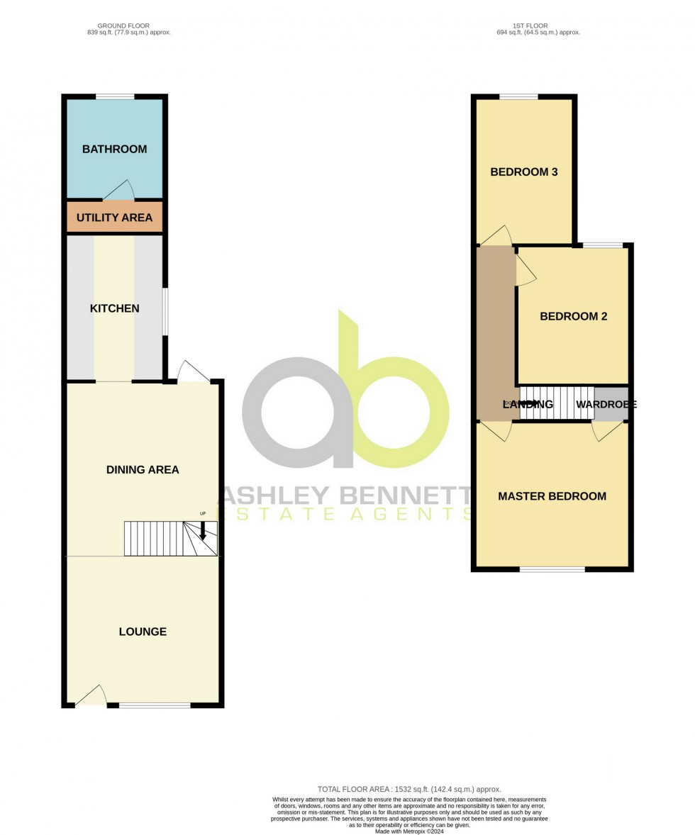Floorplan for Argyll Road, Grays, Essex
