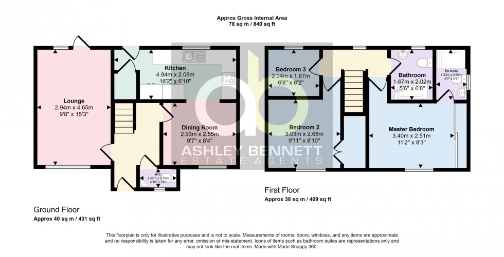 Floorplan for Newburgh Road, Grays, RM17 6UG