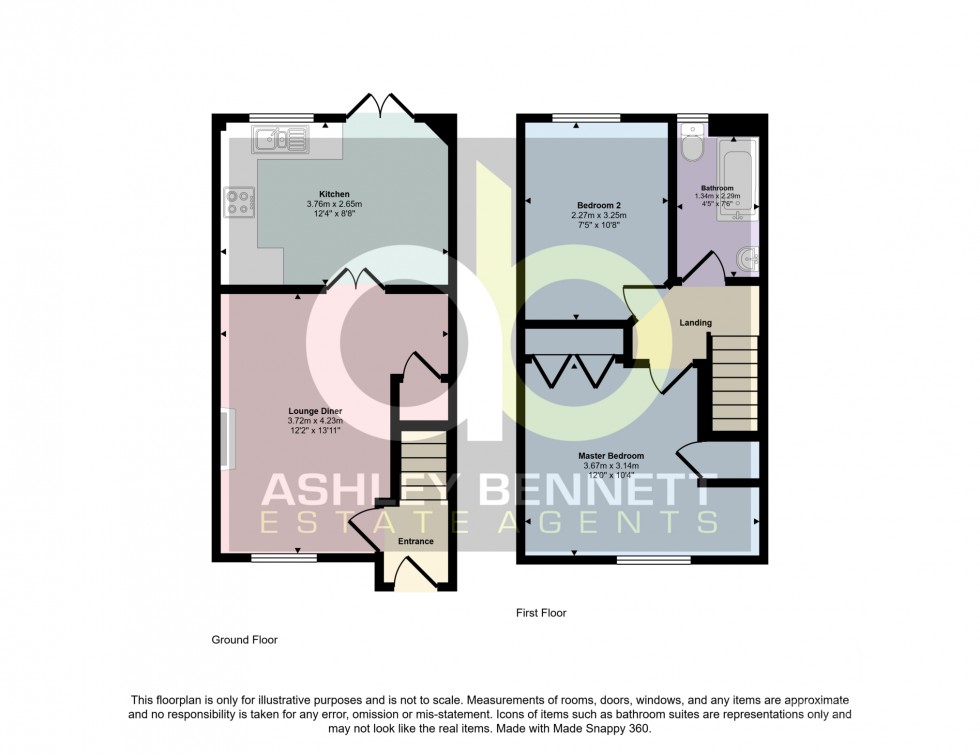 Floorplan for Gunning Road, Grays, RM17 6UQ