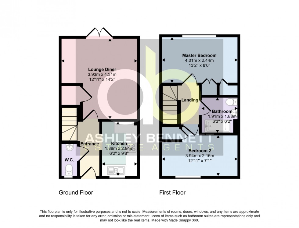 Floorplan for Rowley Road, Orsett, RM16 3ET