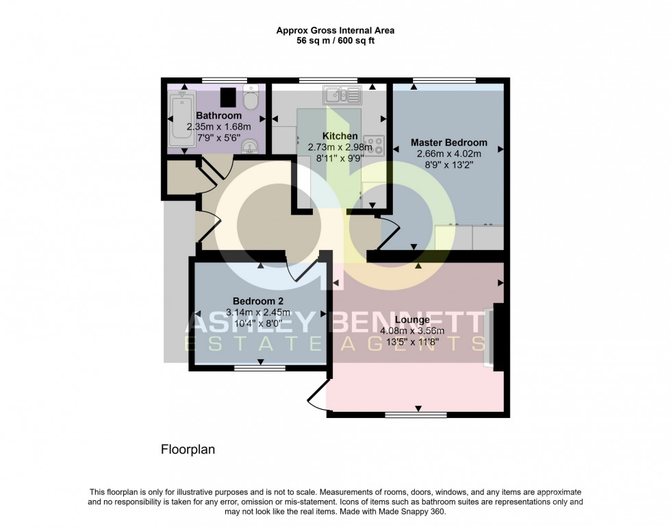 Floorplan for Cranell Green, South Ockendon, RM15 6BB