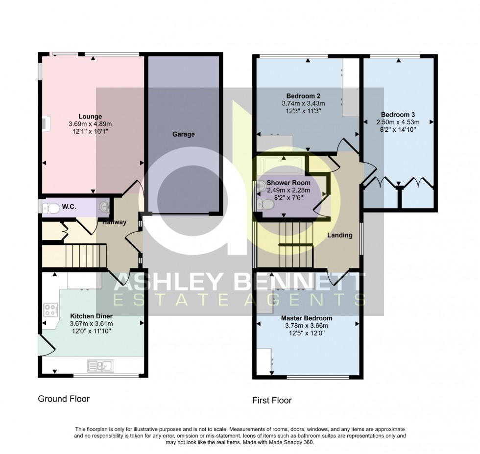 Floorplan for The Willows, Grays, RM17 6HP