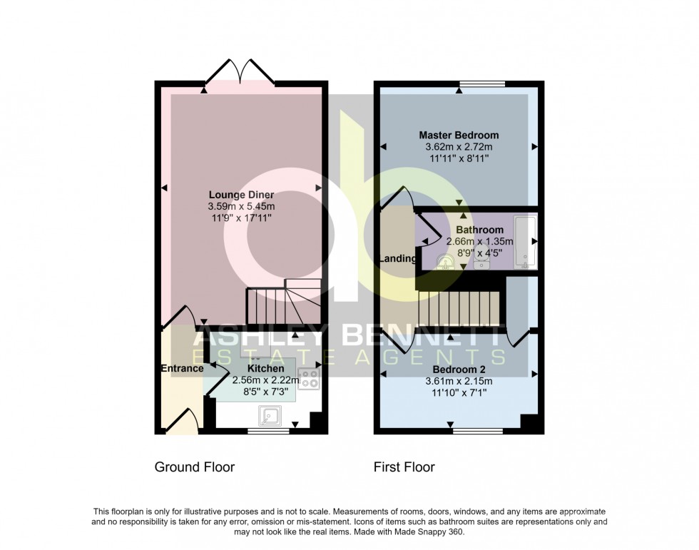 Floorplan for Falcon Avenue, Grays, RM17 6SD