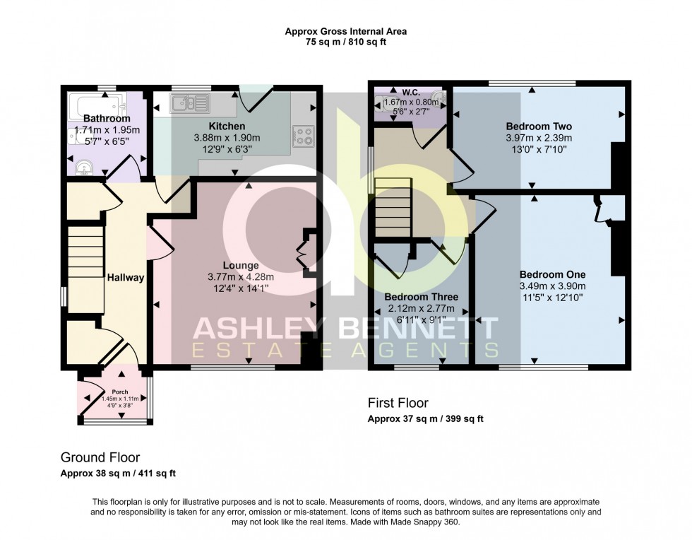 Floorplan for Brennan Road, Tilbury, Essex