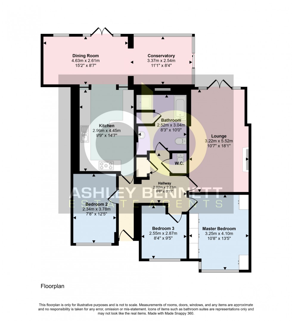Floorplan for Highfield Gardens, Grays, RM16 2NT